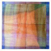 Abstract Uitzicht Tegeltje (Voorkant)