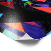 Abstract Uitzicht Wolf Side Print Foto Afdruk (Hoek)