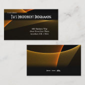 Abstract uniek dubbelzijdig Visitekaartje (Voorkant / Achterkant)