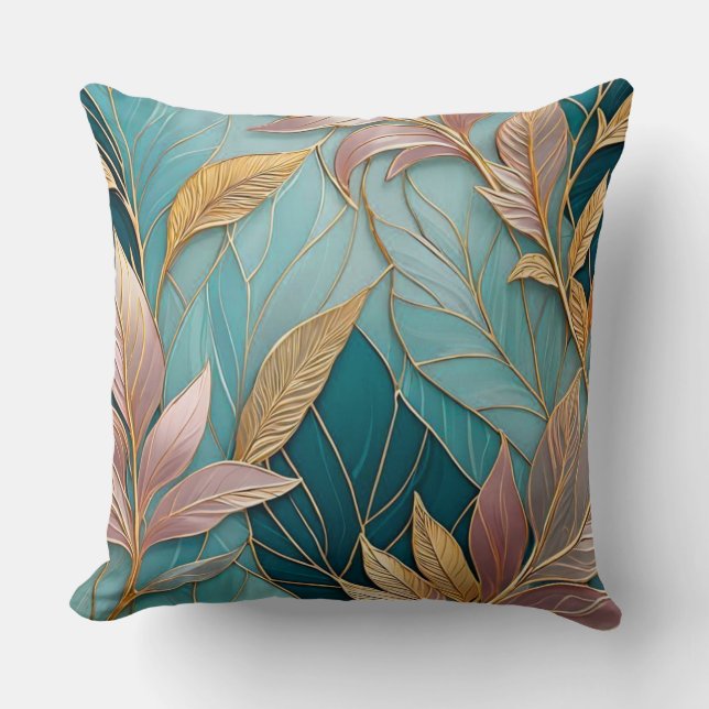Abstract Uniek Modern Kunstkussen voor Home Decor Kussen (Voorkant)