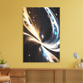 Abstract Universe Canvas Afdruk (Insitu (Woonkamer))