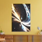 Abstract Universe Canvas Afdruk (Insitu (Woonkamer))