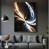 Abstract Universe Canvas Afdruk