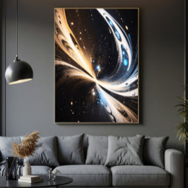 Abstract Universe Canvas Afdruk
