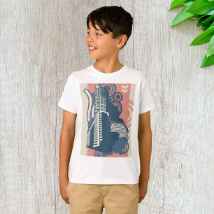 Abstract Urban Achtergrond Jongens T-shirt