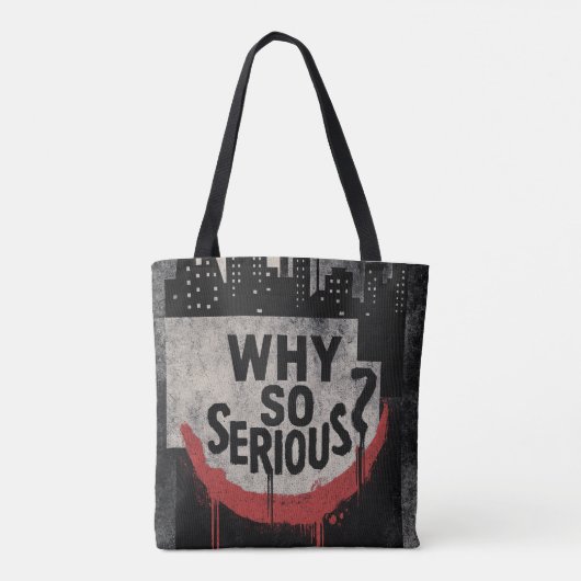 Abstract Urban Grin Art Tote Bag (Achterkant)