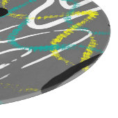 Abstract Urban: Grunge Wave Lines. Snijplank (Hoek)