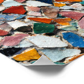 Abstract Urban Mosaic: Full Color Subway Tile  Poster (Hoek)
