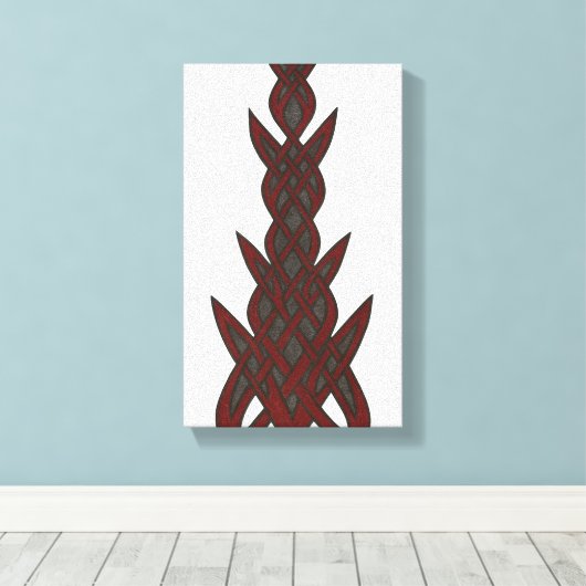 Abstract Urban Pulse Canvas Afdruk (Insitu (Houten vloer))