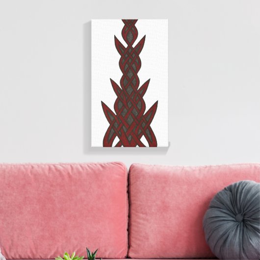 Abstract Urban Pulse Canvas Afdruk (Insitu (Woonkamer))