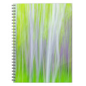 Abstract van Aspen Trees | Yakima River Trail, WA Notitieboek (Voorkant)