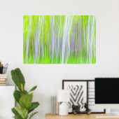 Abstract van Aspen Trees | Yakima River Trail, WA Poster (Thuiskantoor)