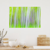 Abstract van Aspen Trees | Yakima River Trail, WA Poster (Keuken)