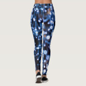 Abstract van blauw licht leggings (Achterkant)