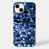 Abstract van Blue Lights iPhone Case (Achterkant)