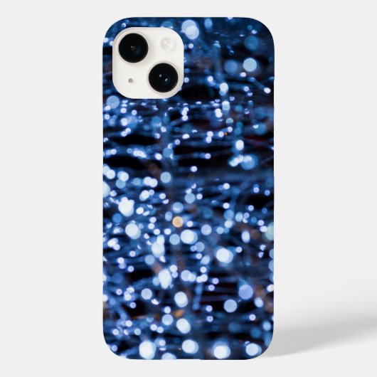 Abstract van Blue Lights iPhone Case (Achterkant)