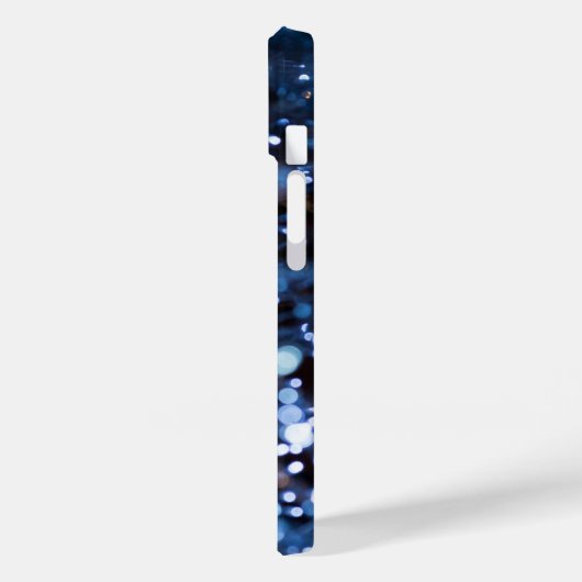 Abstract van Blue Lights iPhone Case (Achterkant / Links)