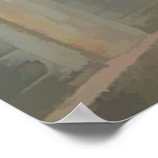 Abstract van Cherry Blossom Poster (Hoek)