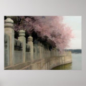 Abstract van Cherry Blossom Poster (Voorkant)
