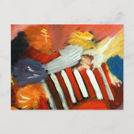 Abstract van de Circus Briefkaart (Voorkant)