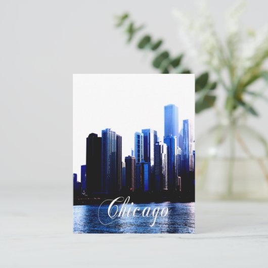 Abstract van de effecten van het centrum van Chica Briefkaart (Staand voorkant)