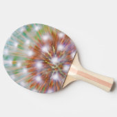 Abstract van de zaadkop van dandelion tafeltennisbatje (Zijkant)