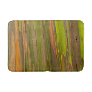 Abstract van eucalyptusbast badmat