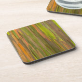 Abstract van Eucalyptusbast Bier Onderzetter (Linkerzijde)