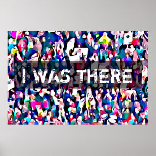 Abstract van Foto op the March for Women Protest Poster