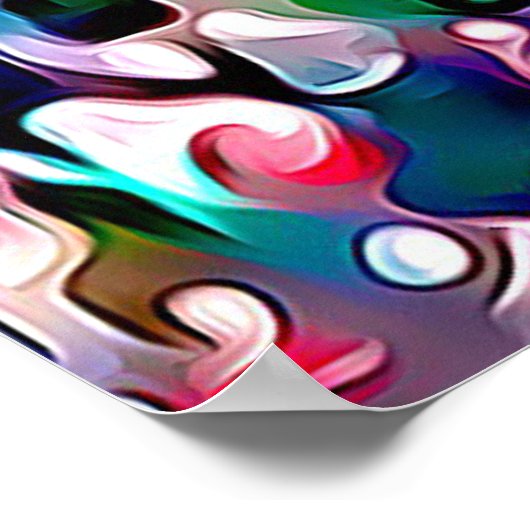 Abstract van Foto op the March for Women Protest Poster (Hoek)