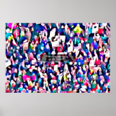 Abstract van Foto op the March for Women Protest Poster (Voorkant)