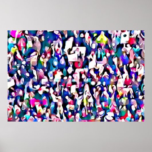 Abstract van Foto op the March for Women Protest Poster (Voorkant)