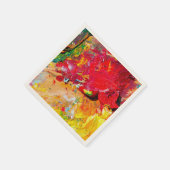 Abstract van het kleurrijke artistieke palet servet (Hoek)