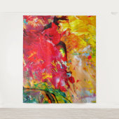 Abstract van het kleurrijke artistieke palet wandkleed (Voorkant)