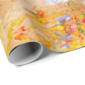 Abstract van het palet van de kunstenaar cadeaupapier (Rol Hoek)