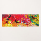 Abstract van het palet van de Tsjetsjeense kunsten Yogamat (Achterkant (horizontaal))