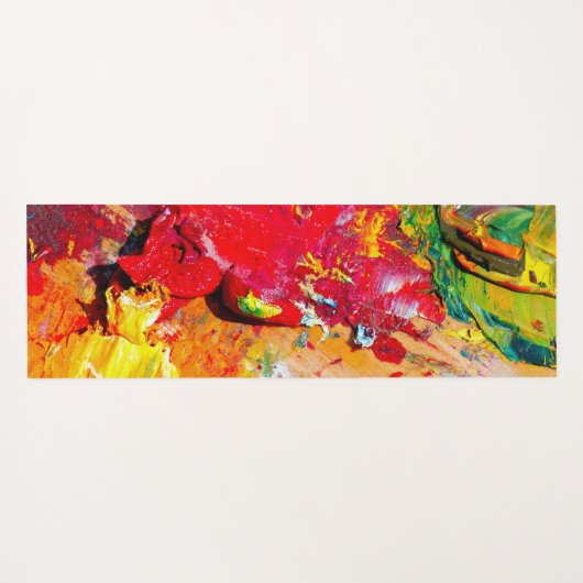 Abstract van het palet van de Tsjetsjeense kunsten Yogamat (Achterkant (horizontaal))