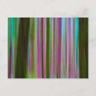 Abstract van Hoh Rain Forest in Dusk   Washington Briefkaart