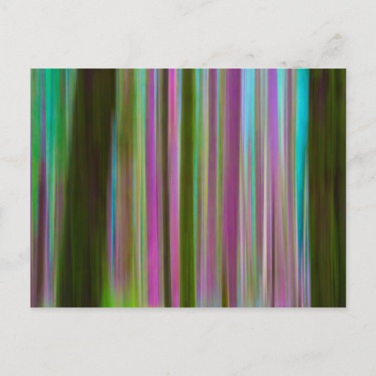 Abstract van Hoh Rain Forest in Dusk | Washington Briefkaart (Voorkant)