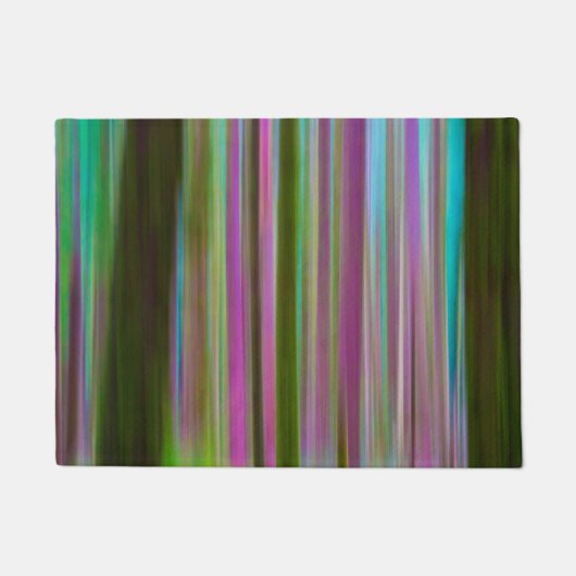 Abstract van Hoh Rain Forest in Dusk | Washington Deurmat (Voorkant)