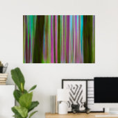Abstract van Hoh-regenwoud bij schemering | Washin Poster (Thuiskantoor)