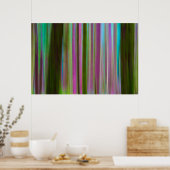 Abstract van Hoh-regenwoud bij schemering | Washin Poster (Keuken)