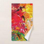 Abstract van kunstpalet bad handdoek (Handdoek)