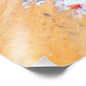 Abstract van kunstpalet foto afdruk (Hoek)