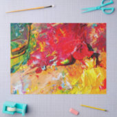 Abstract van kunstpalet tissuepapier (Craft)