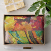 Abstract van kunstpalet tissuepapier (Geschenk)