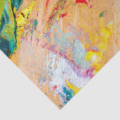 Abstract van kunstpalet tissuepapier (Detail)