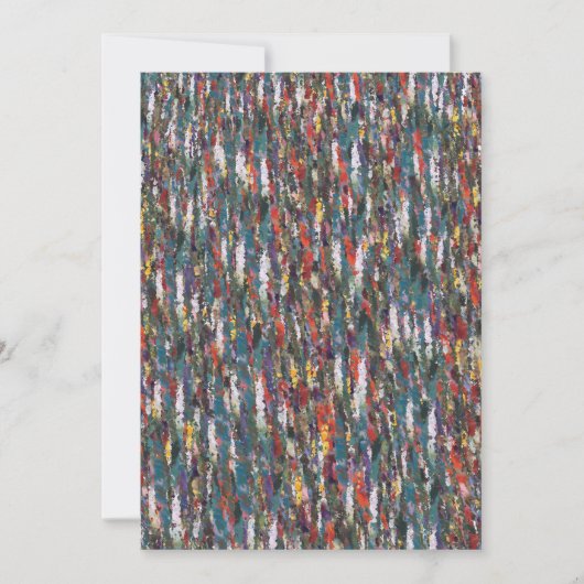 Abstract van Odilon Redon's Bouquet Bedankkaart (Voorkant)