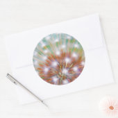 Abstract van paardenbloempluis ronde sticker (Envelop)