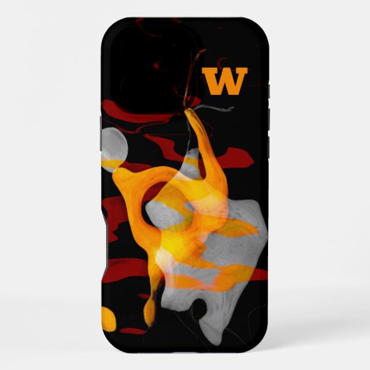 Abstract van peren iPhone hoesje (Achterkant)